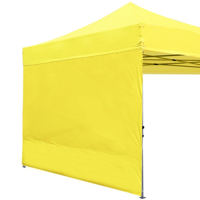 ABCCANOPY Instant Canopy SunWall 10x10 FT, 1 Pack Sidewall Only, No Frame or Top, Yellow - Image 1